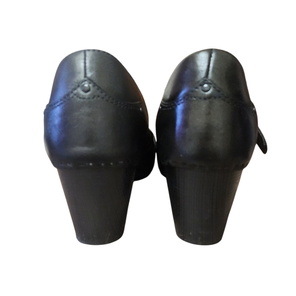 💐Dansko Nevin Mary Jane Pumps Leather Womens Size 41/ 10.5-11 Dark Pewter - Picture 4 of 16